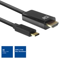USB-C naar HDMI kabel 2.0 ACT AC7315 4K@60Hz 2 meter zwart-3