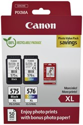 Inktcartridge Canon PG-575XL+ CL-576XL zwart+kleur