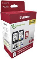 Inktcartridge Canon PG-575XL+ CL-576XL zwart+kleur-2