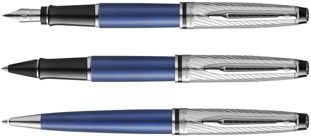 Balpen Waterman Expert metallic blauw CT M