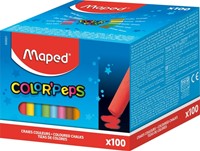 Schoolbordkrijt Maped Color'Peps 100 stuks assorti-2