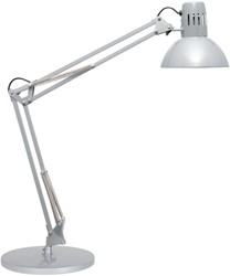 Bureaulamp MAUL Study voet zilver
