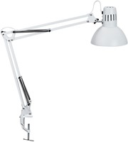 Bureaulamp MAUL Study tafelklem wit