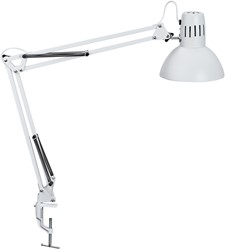 Bureaulamp MAUL Study tafelklem wit