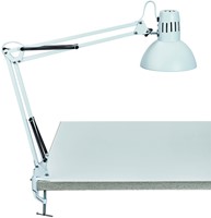 Bureaulamp MAUL Study tafelklem wit-3