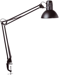 Bureaulamp MAUL Study tafelklem zwart