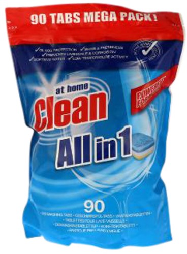 Vaatwastabletten At home clean All-in-One 90 stuks