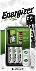 Batterij oplader Energizer incl. 4 stuks batterijen AA