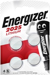 Knoopcel batterij Energizer CR2025 lithium 4 stuks