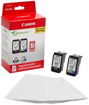 Cartucce Originali Canon PG-575 XL E CL-576 XL Per Stampanti Pixma Serie TS E TR! Cartucce Canon Pixma - Foto 5