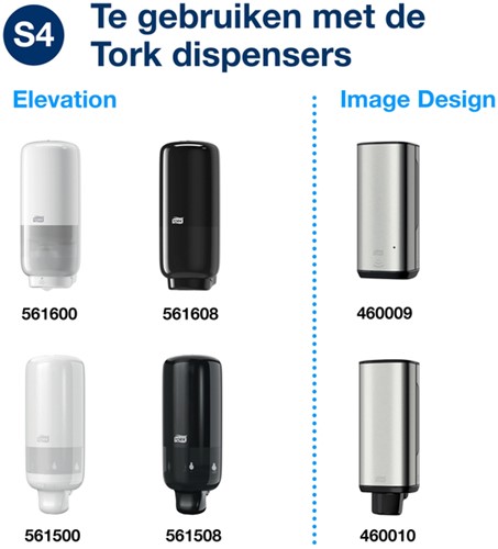 Handzeep Tork S4 Premium schuim luxe 1000ml 524901 | afname per 6 stuks-3