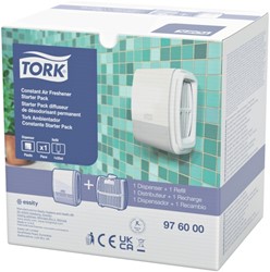 Luchtverfrisser Tork A3 Elevation constant startpakket wit 976000