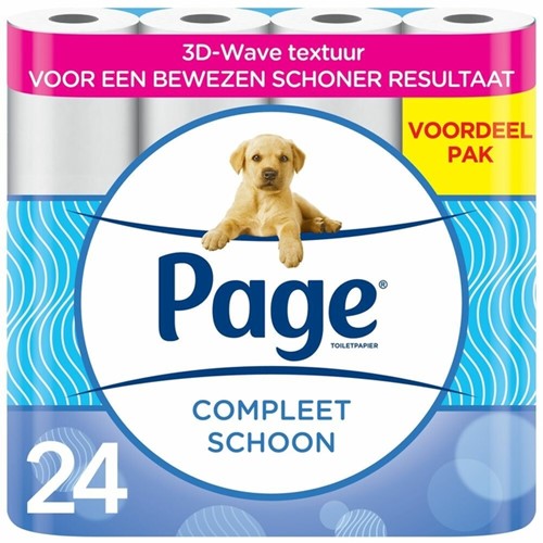 Toiletpapier Page Compleet Schoon 2-laags 140 vel 24 rol