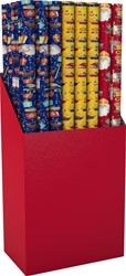 Sinterklaaspapier 100 x 300 cm assorti GW-20328