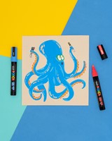 Verfstift Posca PC1MR extra fijn metallic groen-1