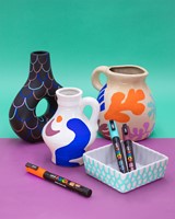 Verfstift Posca PC1MR extra fijn metallic groen-7