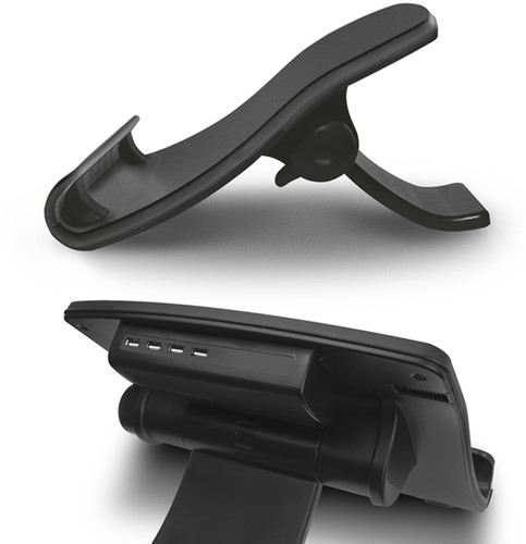 Laptop standaard ACT 6 standen 4-p hub zwart-3