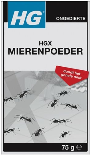 Mierenpoeder HG HGX buiten 75 gram