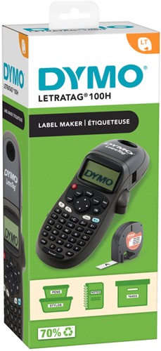 Labelprinter Dymo LetraTag LT-100H ABC zwart