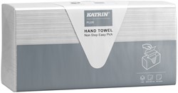 Handdoek Katrin Plus M Z-vouw 3-laags 203x255mm wit 21x 120 vel 87211