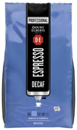 Koffie Douwe Egberts bonen espresso Decaf 500 gram