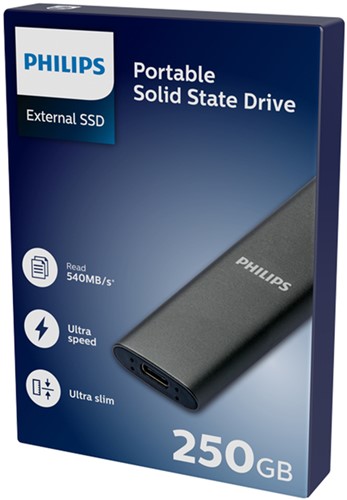 Philips External SSD 250 GB Ultra Speed Space Grey-2