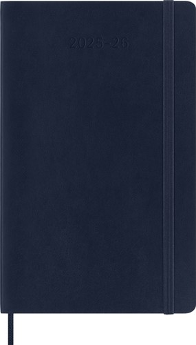 Agenda 2025/2026 Moleskine Weekly 18M Planner 7dagen/1pagina large sapphire blue