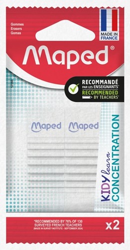 Gum Maped Kidy Learn Concentration wit 2 stuks