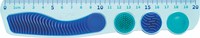 Liniaal Maped Kidy Learn Concentration 20 cm blauw-2