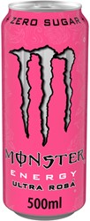 Energiedrank Monster ultra rosa blik 500ml | afname per 12 blikjes