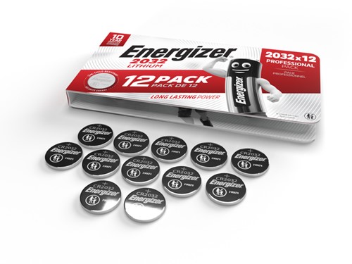 Knoopcel batterij Energizer CR2032 Lithium 12 stuks-2