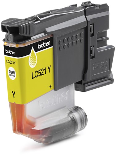 Inktcartridge Brother LC-521Y geel-2