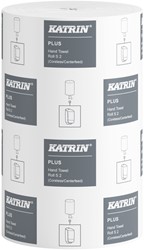 Poetspapier Katrin Plus klein 2-laags 240 vel wit 12 rol 97494