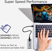 SSD Integral SlimXpress Portable USB-C 1TB-1