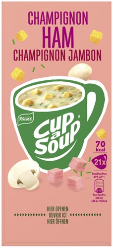 Knorr Cup-a-Soup Sachets Champignon Ham 21x 175ml