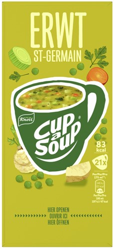 Knorr Cup-a-Soup Sachets erwtensoep 21x 175ml-2