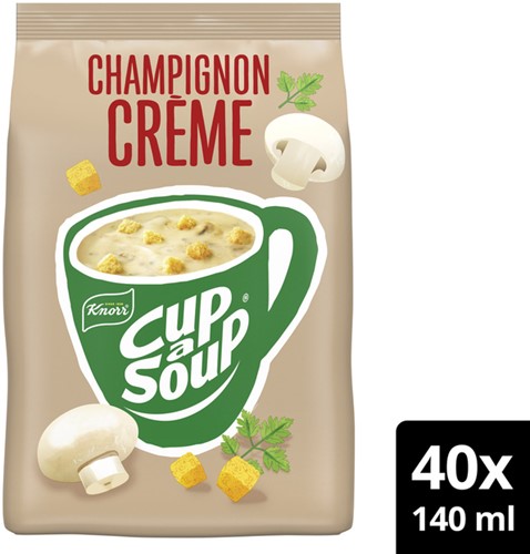 Knorr Cup-a-soup navulling tbv DISPENSER champignon creme (± 40 porties)