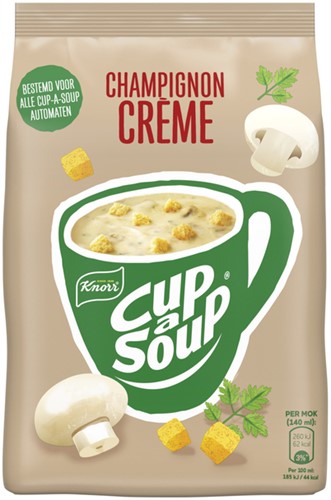 Knorr Cup-a-soup navulling tbv DISPENSER champignon creme (± 40 porties)-2