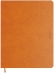 Notitieboek de KEMPEN large 171X220mm zachte kaft Sunset - 192blz 90 grams chamois gelijnd papier