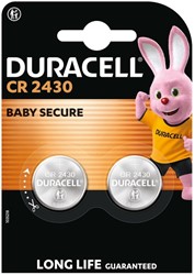 Knoopcel batterij Duracell 2x CR2430 lithium