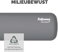 Polssteun toetsenbord Fellowes Breyta 6x47 cm grijs-5