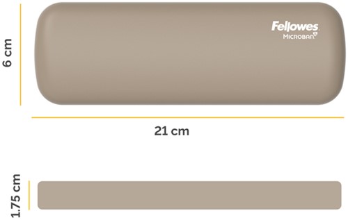 Polssteun Fellowes Breyta Palm 6x21 cm zand-2