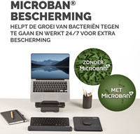 Muismat met polssteun Fellowes Breyta 240x200x17,5mm zwart-2