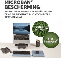 Muismat met polssteun Fellowes Breyta 240x200x17,5mm blauw-2