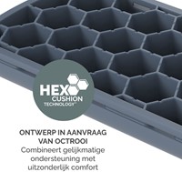 Muismat met polssteun Fellowes Breyta 240x200x17,5mm blauw-3