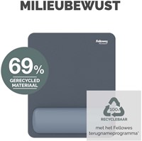 Muismat met polssteun Fellowes Breyta 240x200x17,5mm blauw-5