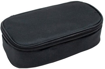 Schooletui GB SOHO Black XL 24x12cm bakmodel met rits zwart