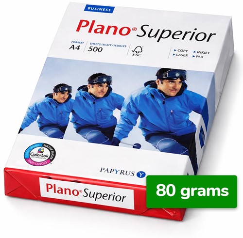 Printpapier Plano Superior A4 80 grams wit 500 vel (N)