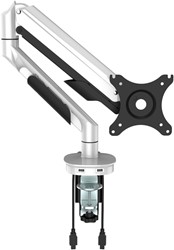 Monitorarm Euroseats voor 1 beeldscherm inclusief USB poort wit