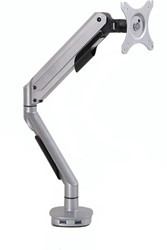 Monitorarm Euroseats voor 1 beeldscherm inclusief USB poort grijs